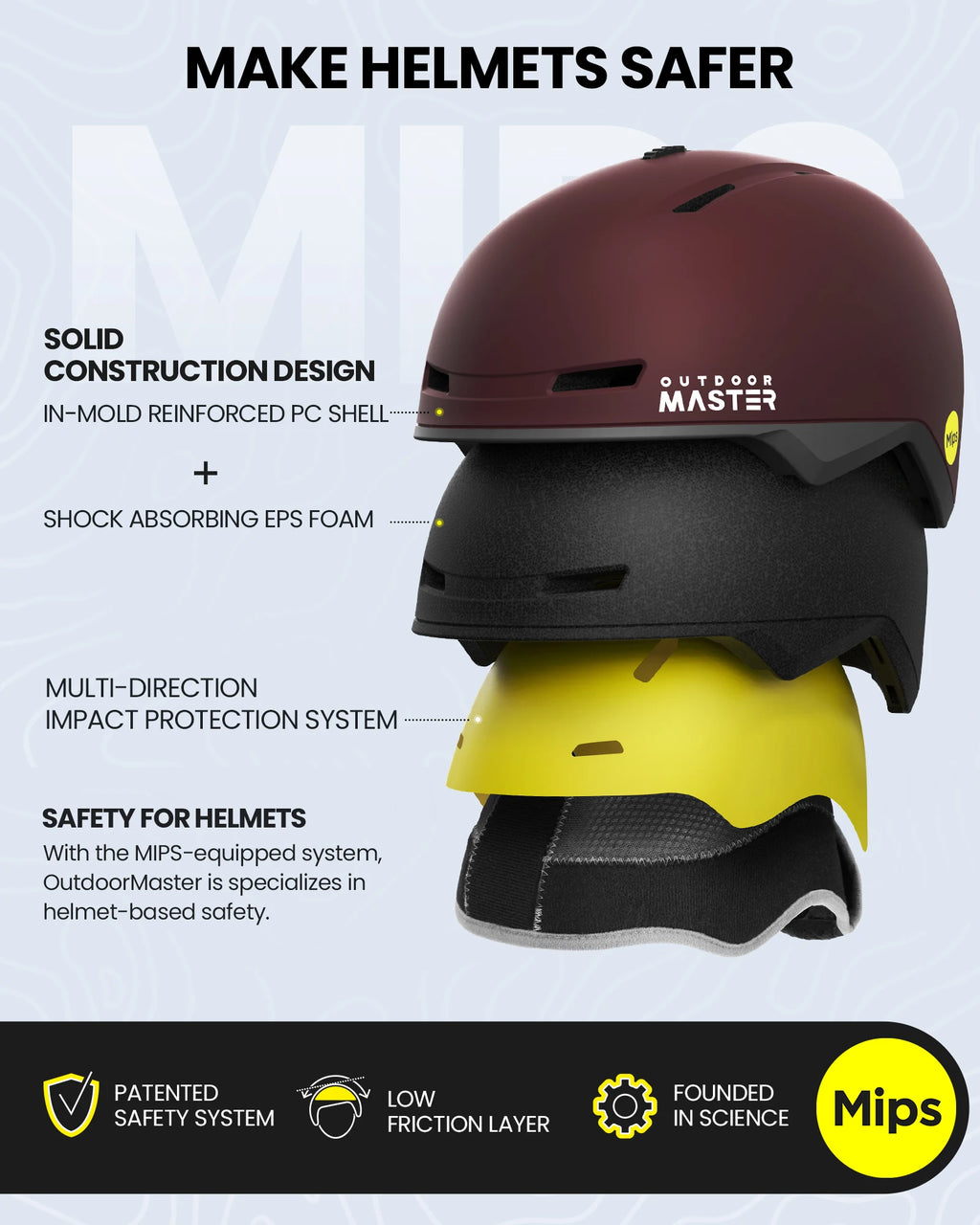 OutdoorMaster DIAMOND 2 Mips Ski Helmet