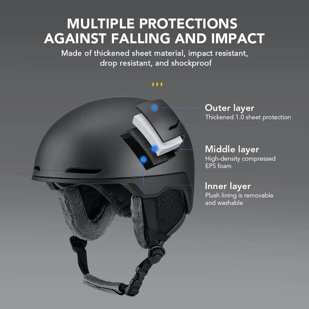 Lightweight EPS Foam Ski Helmet