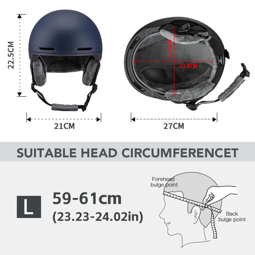 Lightweight EPS Foam Ski Helmet