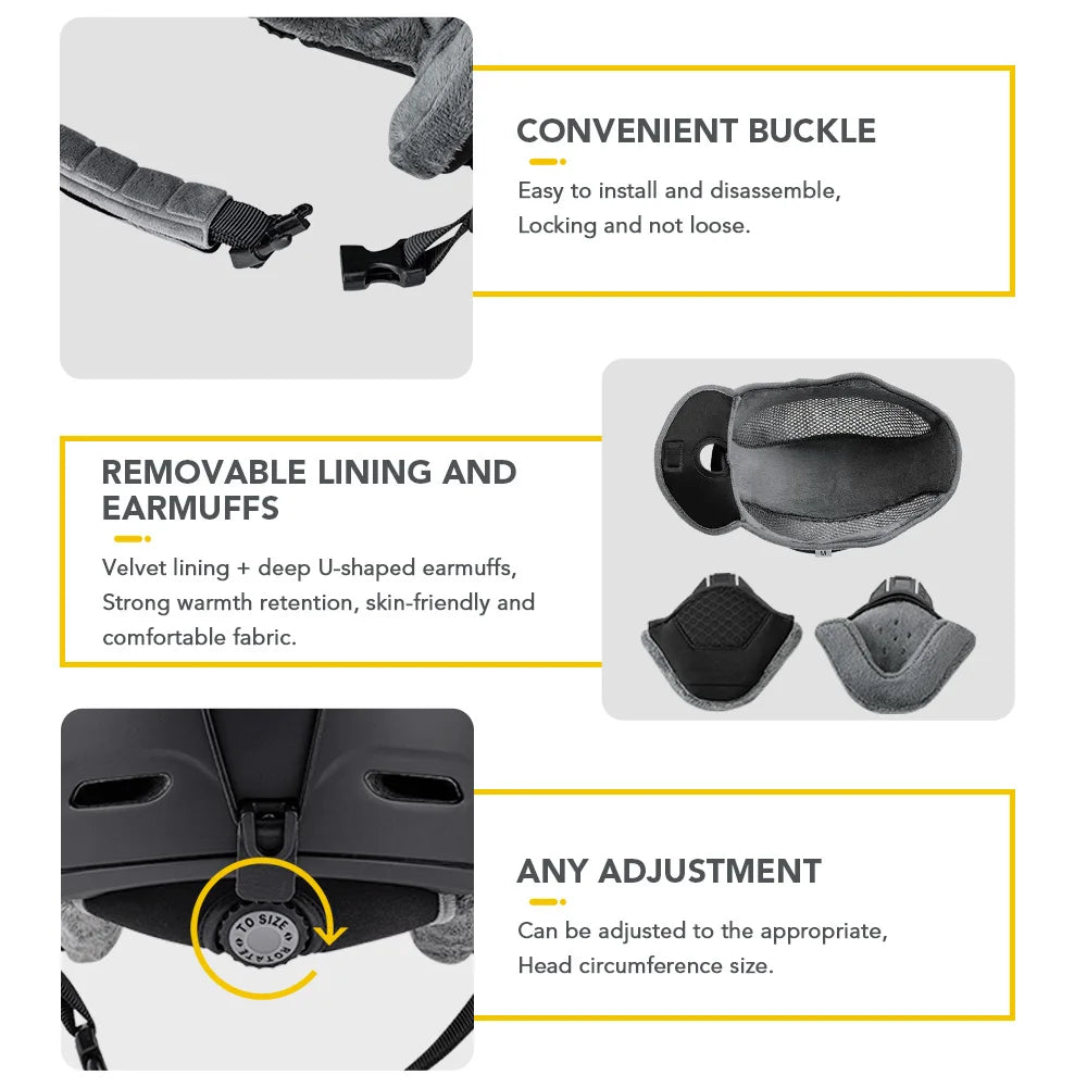 Lightweight EPS Foam Ski Helmet