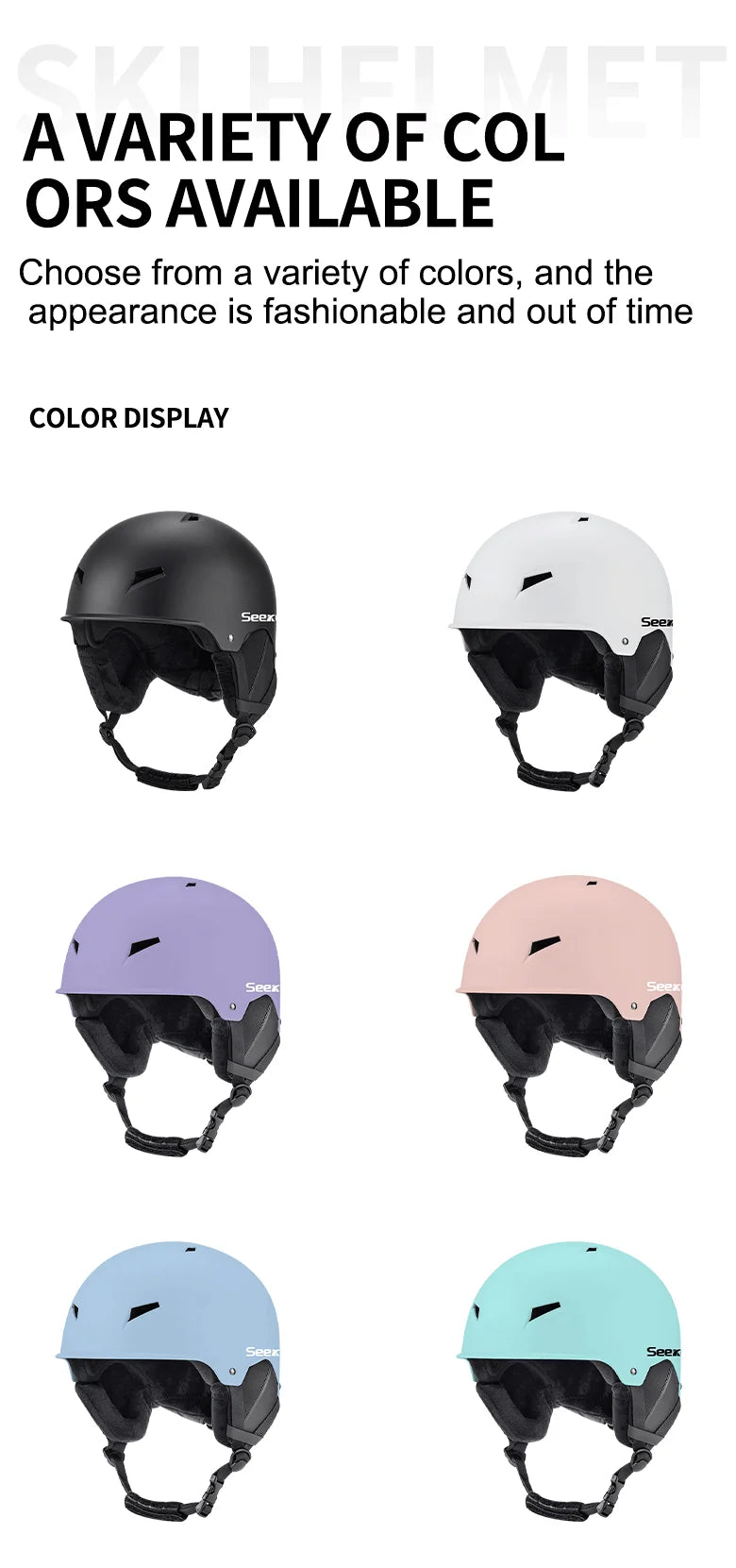 Seeker Ski Helmet Air Vented