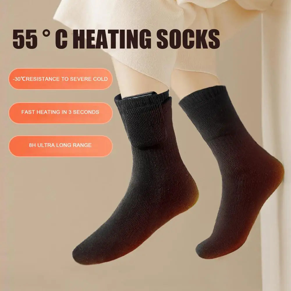 Rechargeable Heated Ski Socks