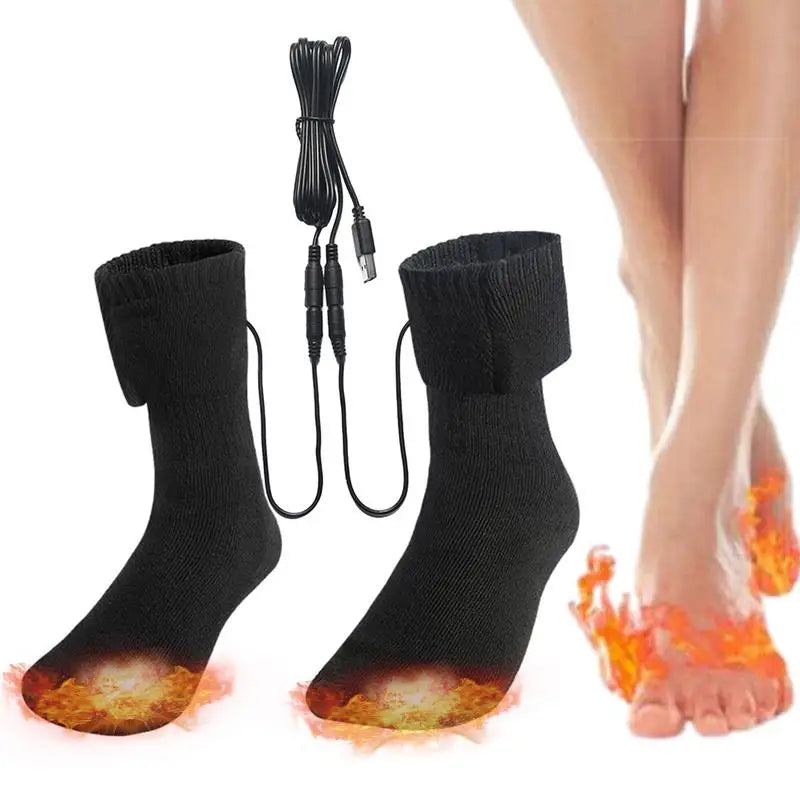 Rechargeable Heated Ski Socks