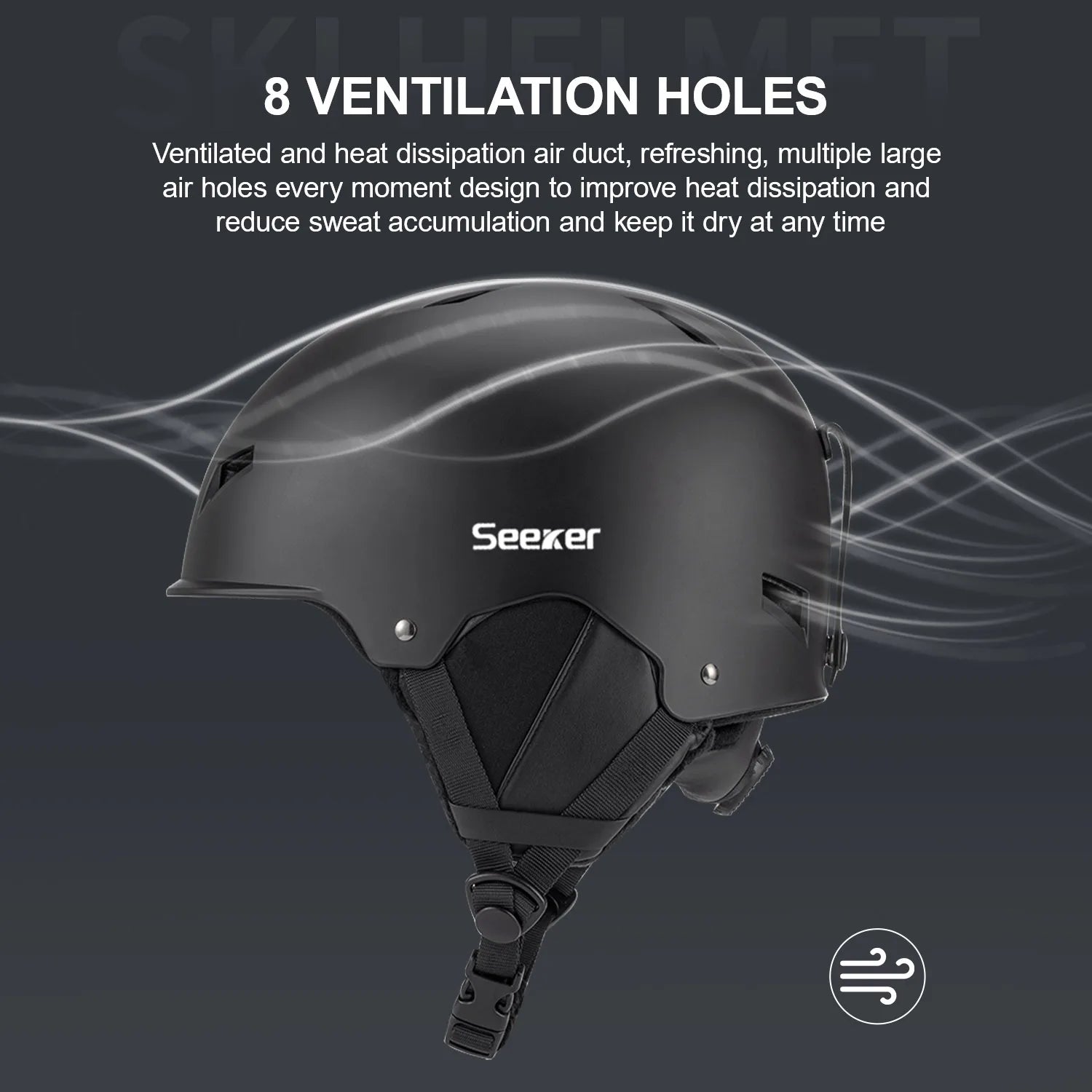 Seeker Ski Helmet Air Vented
