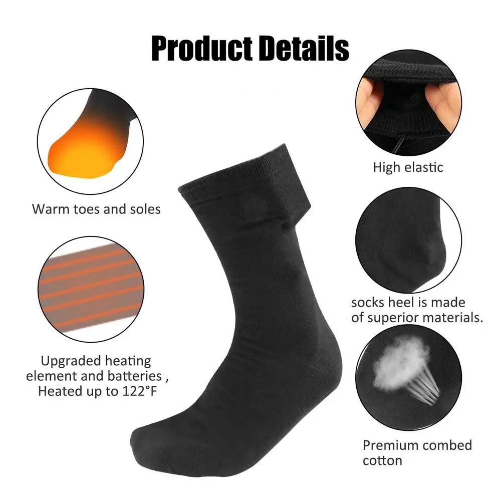 Rechargeable Heated Ski Socks